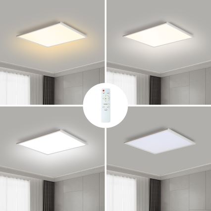 Brilagi - LED Prigušiva stropna svjetiljka SLIMFRAME LED/36W/230V 45x45 cm 3000-6000K bijela + daljinski upravljač