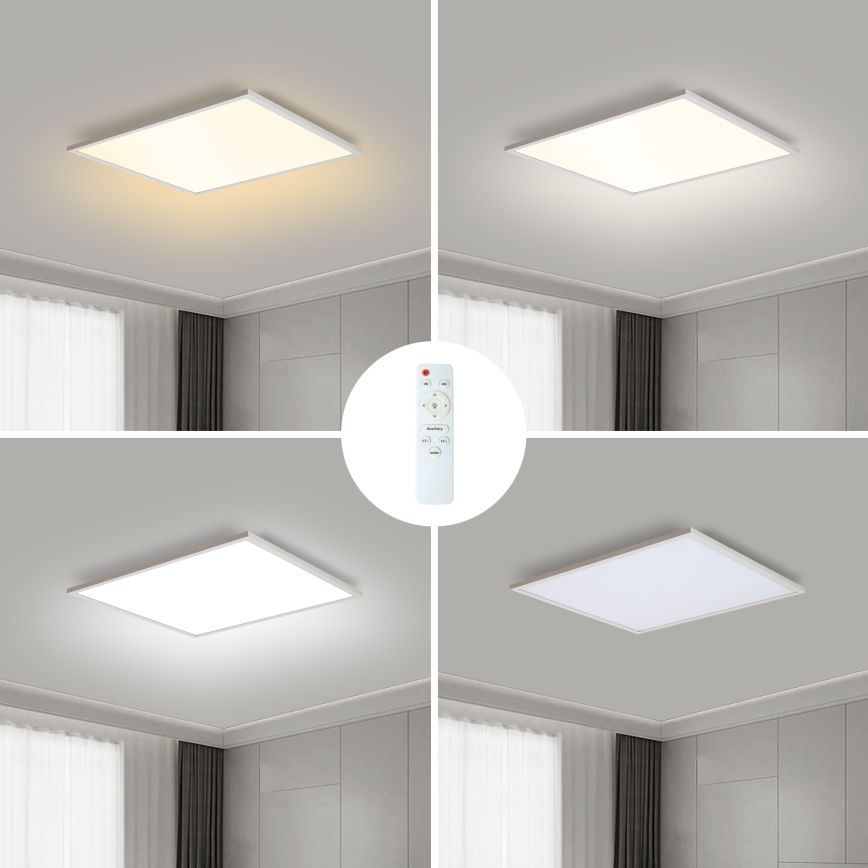 Brilagi - LED Prigušiva stropna svjetiljka SLIMFRAME LED/36W/230V 45x45 cm 3000-6000K bijela + daljinski upravljač