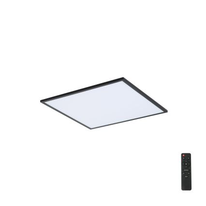 Brilagi - LED Prigušiva stropna svjetiljka SLIMFRAME LED/36W/230V 45x45 cm 3000-6000K crna + daljinski upravljač