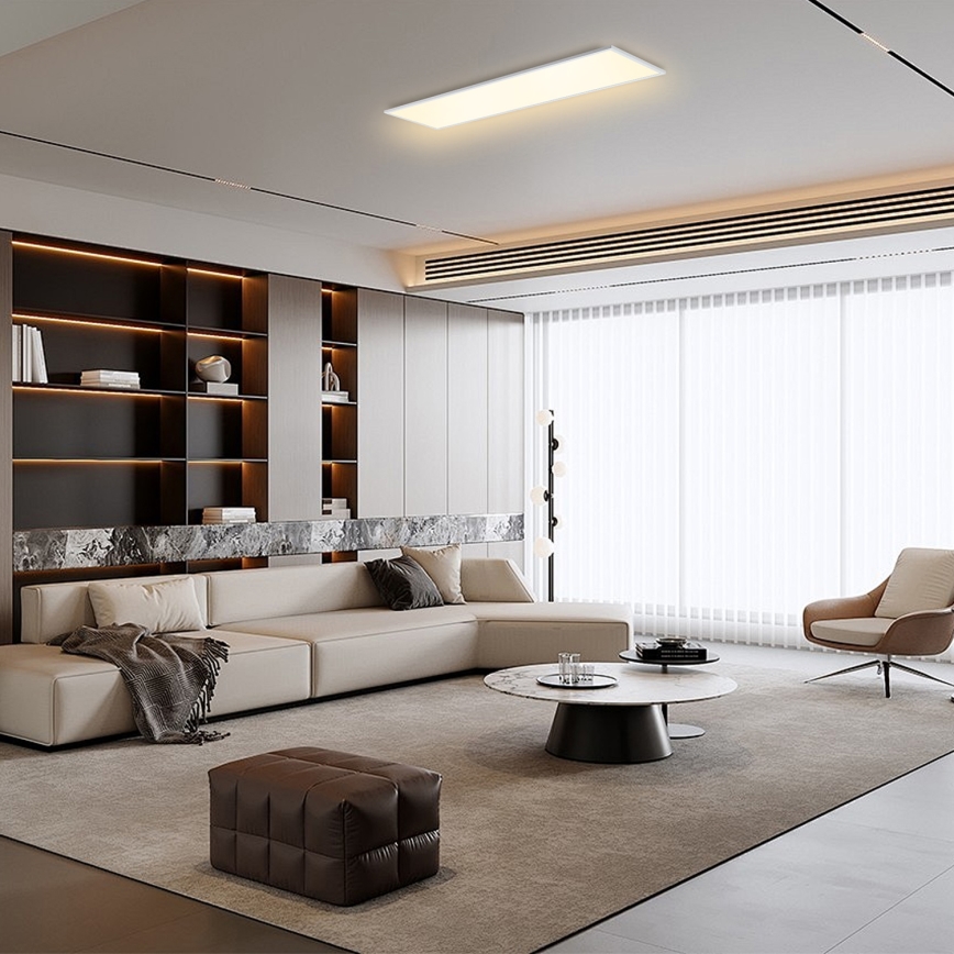 Brilagi - LED Prigušiva stropna svjetiljka SLIMFRAME LED/58W/230V 120x30 cm 3000-6000K bijela + daljinski upravljač