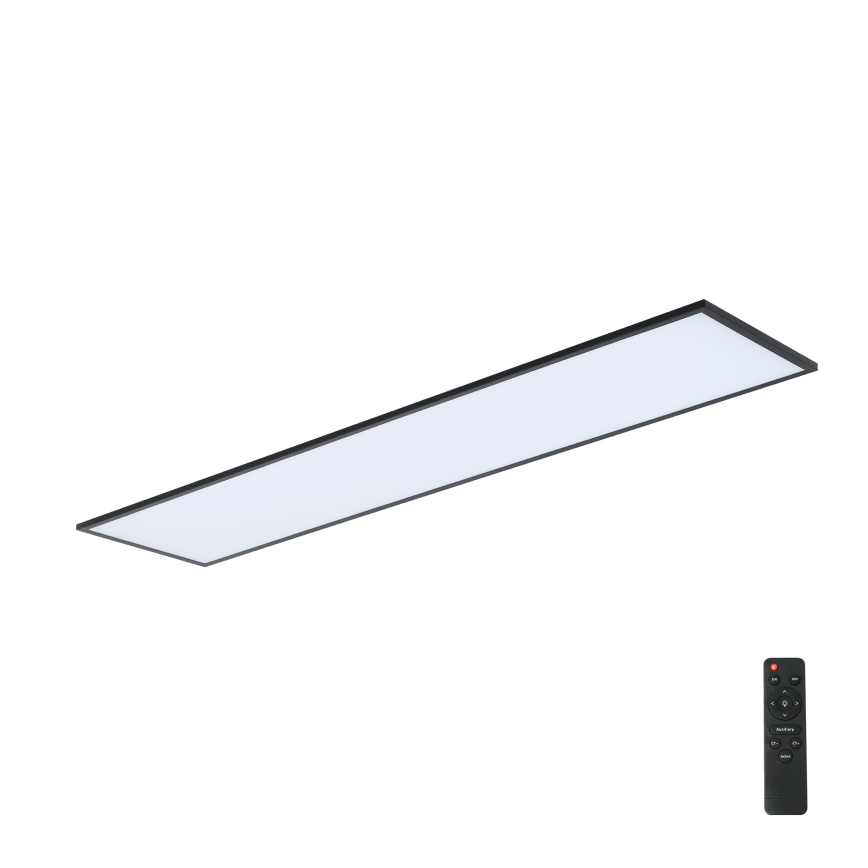 Brilagi - LED Prigušiva stropna svjetiljka SLIMFRAME LED/58W/230V 120x30 cm 3000-6000K crna + daljinski upravljač