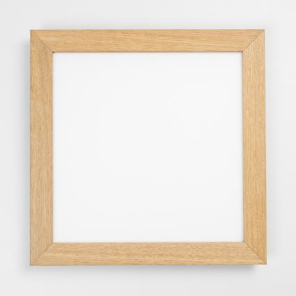 Brilagi - LED prigušivo stropno svjetlo SLIMFRAME WOOD LED/36W/230V 49,5x49,5 cm 3000-6000K, smeđe boje + daljinski upravljač