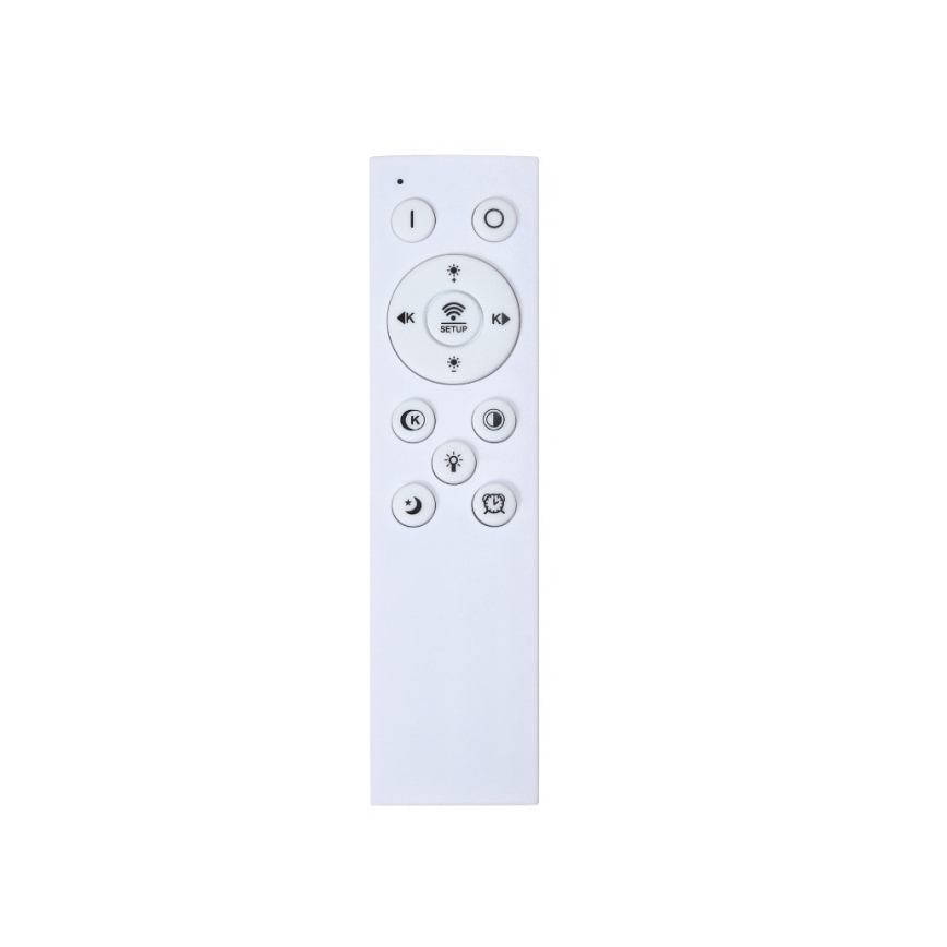 Brilagi - LED Prigušiva stropna svjetiljka SLIMFRAME WOOD LED/36W/230V 49,5x49,5 cm 3000-6000K smeđa + daljinski upravljač