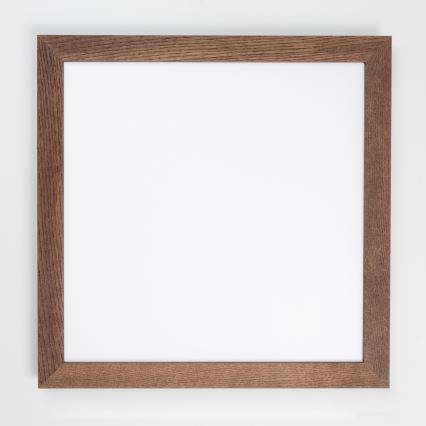 Brilagi - LED prigušivo stropno svjetlo SLIMFRAME WOOD LED/58W/230V 64x64 cm 3000-6000K tamno smeđa + daljinski upravljač