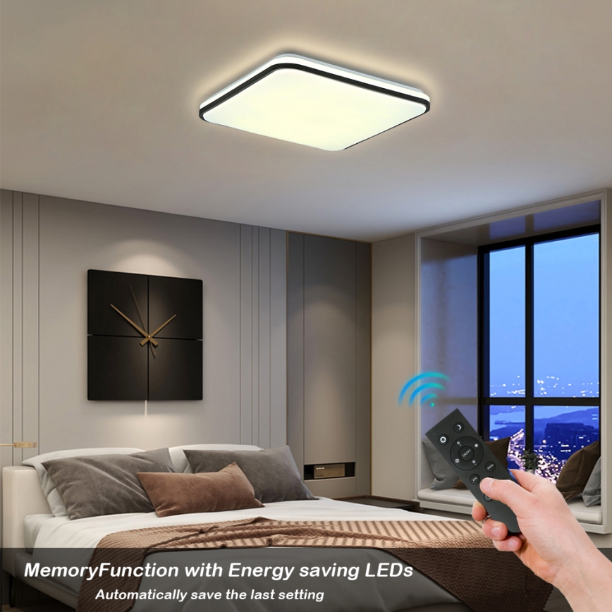 Brilagi - LED Prigušiva stropna svjetiljka SMART LED/28W/230V 3000-6000K 40x40 cm Wi-Fi Tuya + daljinski upravljač