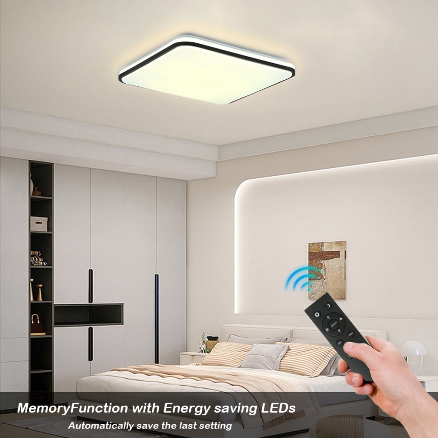 Brilagi - LED Prigušiva stropna svjetiljka SMART LED/36W/230V 3000-6000K 45x45 cm Wi-Fi Tuya + daljinski upravljač