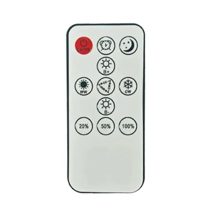 Brilagi - LED Prigušiva stropna svjetiljka ULTRA SLIM LED/18W/230V 2700-6500K pr. 30 cm crna + daljinski upravljač