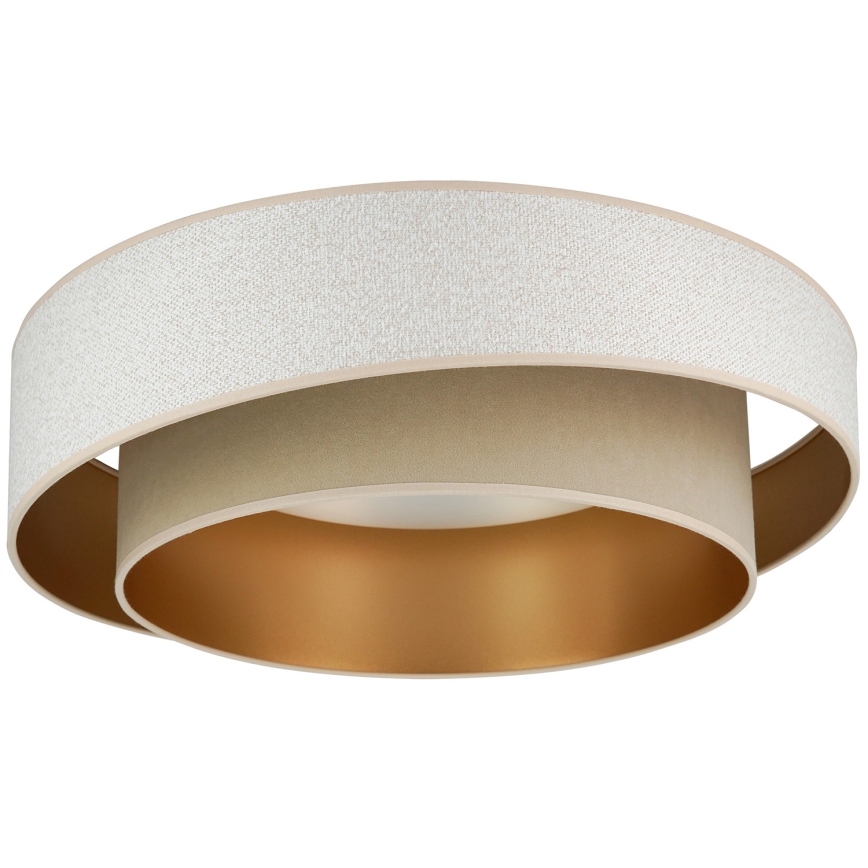 Brilagi - LED Prigušiva stropna svjetiljka VEGAS SHINE LED/24W/230V pr. 60 cm 3000/4000/6500K krem/bež + daljinski upravljač