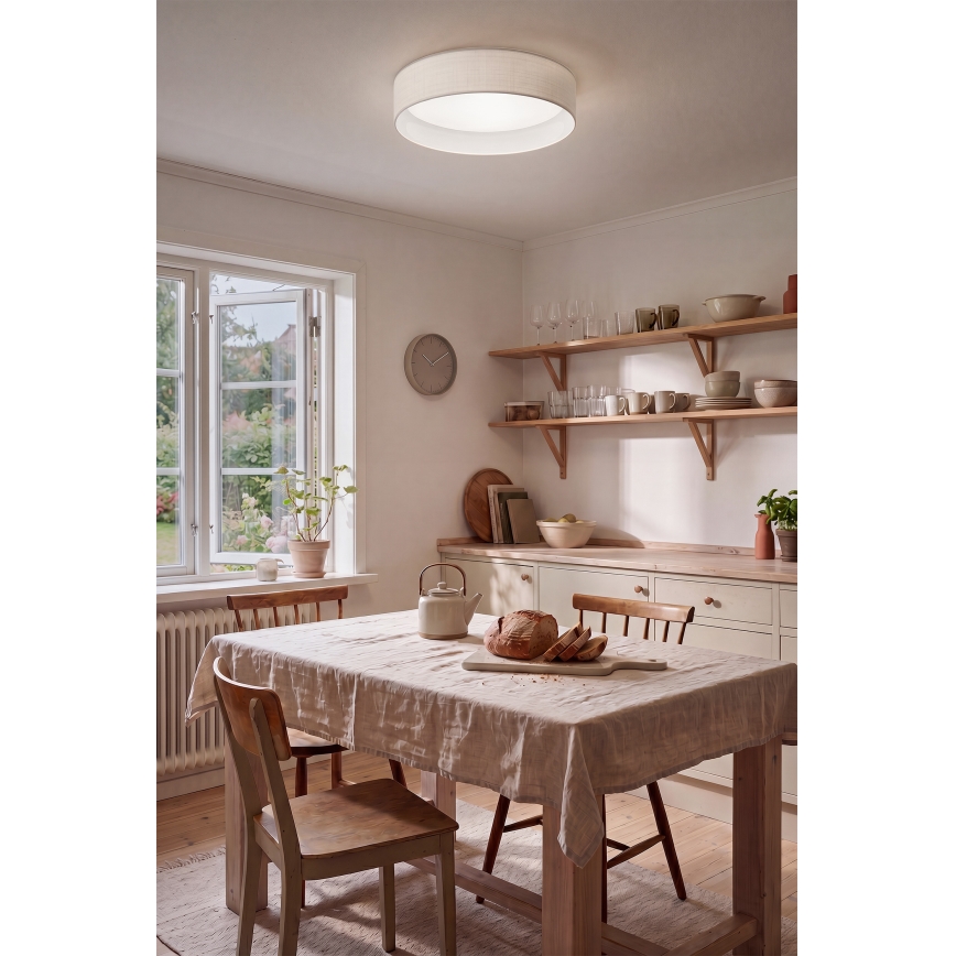 Brilagi - LED prigušivo stropno svjetlo VELVET SMARTIX STARS LED/36W/230V 3000-6000K Ø 55 cm bijela Wi-Fi Tuya Beacon + daljinski upravljač