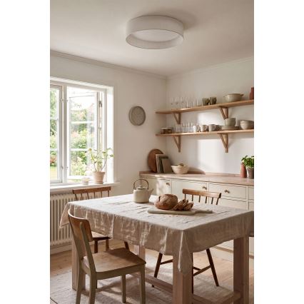 Brilagi - LED prigušivo stropno svjetlo VELVET SMARTIX STARS LED/36W/230V 3000-6000K Ø 55 cm bijela Wi-Fi Tuya Beacon + daljinski upravljač