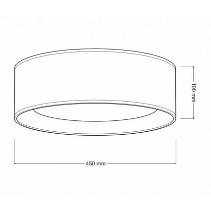 Brilagi - LED stropna svjetiljka s mogućnošću prigušivanja VELVET SMARTIX STARS LED/24W/230V 3000-6000K prom. 45 cm bijela/s cvjetnim uzorkom Wi-Fi Tuya Beacon + daljinski upravljač