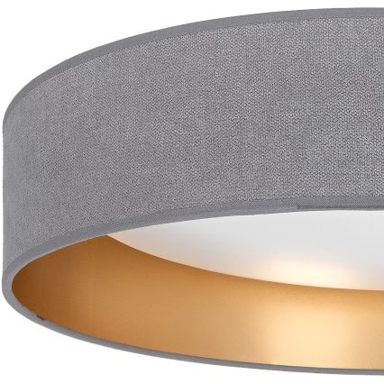 Brilagi - Zatemnjivo LED stropno svjetlo VELVET SMART VARI LED/36W/230V 3000-6500K promjer 55 cm siva/zlatna + daljinski upravljač