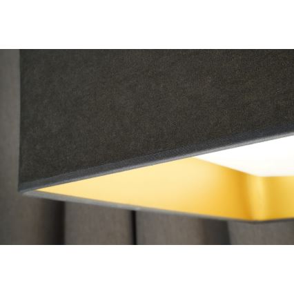 Brilagi - LED stropno svjetlo s mogućnošću prigušivanja VELVET SQUARE LED/24W/230V 43x43 cm 3000/4000/6500K + daljinski upravljač, sivo