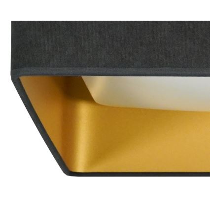 Brilagi - LED Prigušiva stropna svjetiljka VELVET SQUARE LED/24W/230V 3000/4000/6500K + daljinski upravljač siva