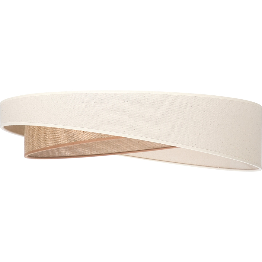 BRILAGI - LED Prigušivo stropno svjetlo VELVET TWIST LED/36W/230V 3000-6000K Ø 65 cm Wi-Fi Tuya Beacon krem/bež + daljinski upravljač