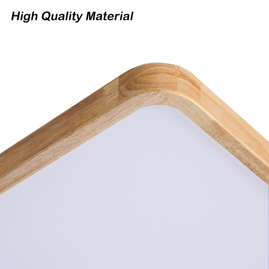 Brilagi - LED stropno svjetlo s mogućnošću prigušivanja WOODLINE SQUARE LED/180W/230V 3000-6000K hrast 100x100 cm + daljinsko upravljanje