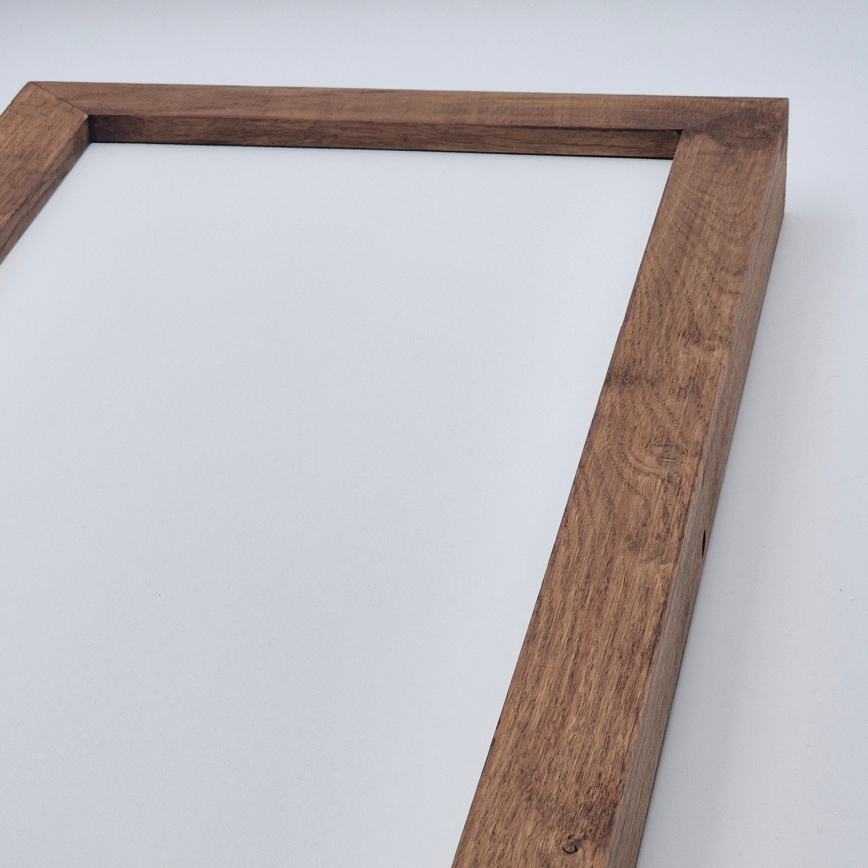Brilagi - LED Prigušiva stropna svjetiljka za kupaonicu WOODY FRAME LED/50W/230V hrast trešnja 120x30 cm 3000-6000K IP44 + daljinski upravljač