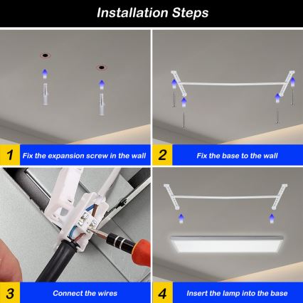 Brilagi - LED Prigušiva stropna svjetiljka za kupaonicu FRAME SMART LED/50W/230V 3000-6000K IP44 bijela + daljinski upravljač