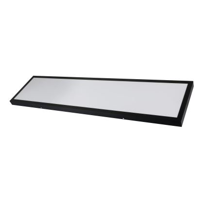 Brilagi - LED Prigušiva stropna svjetiljka za kupaonicu FRAME SMART LED/50W/230V 30x120 cm 3000-6000K IP44 crna + daljinski upravljač