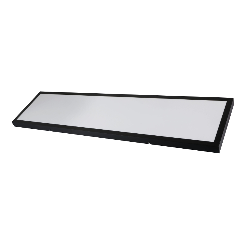 Brilagi - LED Prigušiva stropna svjetiljka za kupaonicu FRAME SMART LED/50W/230V 30x120 cm 3000-6000K IP44 crna + daljinski upravljač