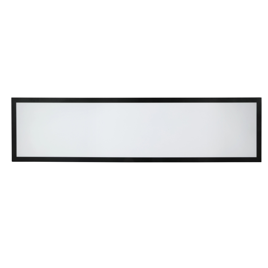 Brilagi - LED Prigušiva stropna svjetiljka za kupaonicu FRAME SMART LED/50W/230V 30x120 cm 3000-6000K IP44 crna + daljinski upravljač