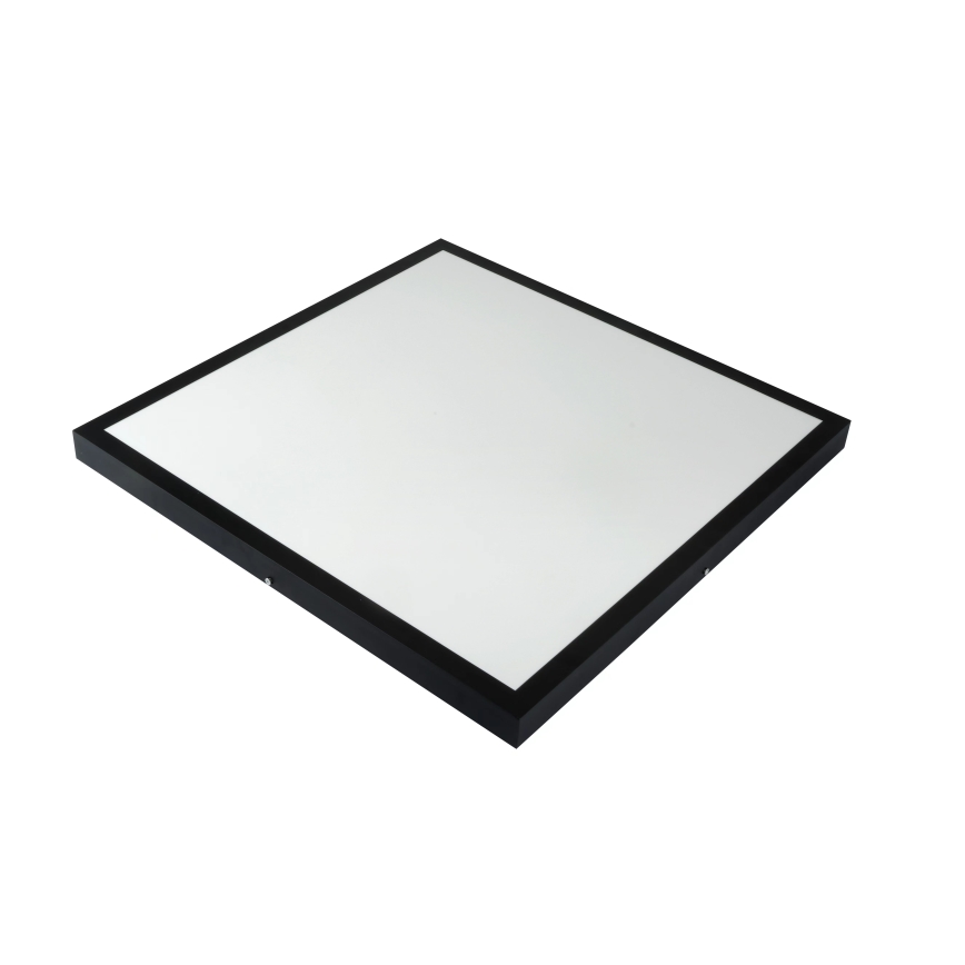 Brilagi - LED Prigušiva stropna svjetiljka za kupaonicu FRAME SMART LED/50W/230V 60x60 cm 3000-6000K IP44 crna + daljinski upravljač