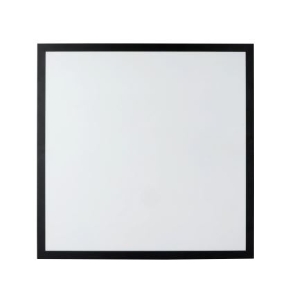 Brilagi - LED Prigušiva stropna svjetiljka za kupaonicu FRAME SMART LED/50W/230V 60x60 cm 3000-6000K IP44 crna + daljinski upravljač