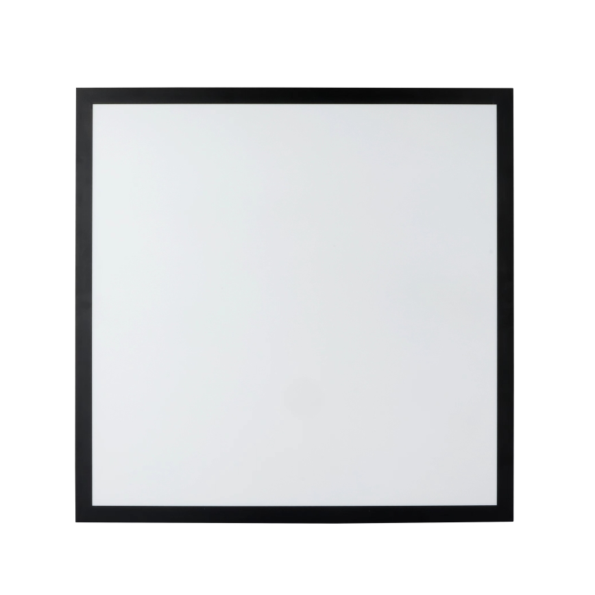 Brilagi - LED Prigušiva stropna svjetiljka za kupaonicu FRAME SMART LED/50W/230V 60x60 cm 3000-6000K IP44 crna + daljinski upravljač