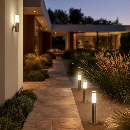 BRILAGI - LED vanjska svjetiljka s prigušivanjem ELIA 1xE27/6W/230V 2700-6500K IP44 Wi-Fi 50 cm matni krom