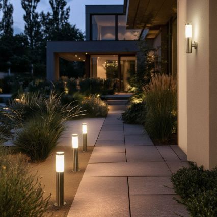 BRILAGI - LED vanjska svjetiljka s prigušivanjem ELIA 1xE27/6W/230V 2700-6500K IP44 Wi-Fi 50 cm matni krom