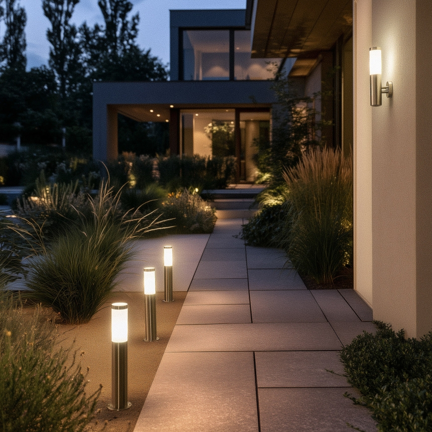 BRILAGI - LED vanjska svjetiljka s prigušivanjem ELIA 1xE27/6W/230V 2700-6500K IP44 Wi-Fi 50 cm matni krom