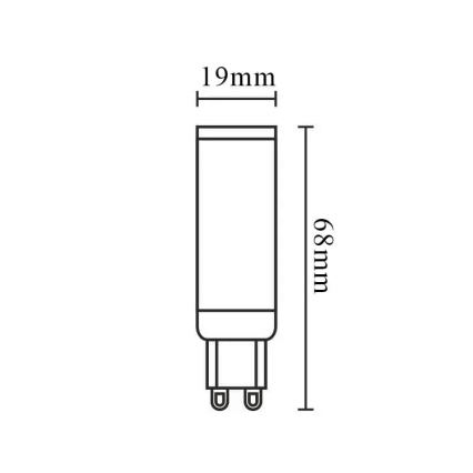 Brilagi - LED Prigušiva žarulja G9/6W/230V 3000K