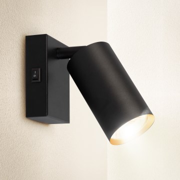 Brilagi - LED prigušiva zidna reflektorska svjetiljka SELE 1xGU10/6,5W/230V 2700-6500K crna/zlatna