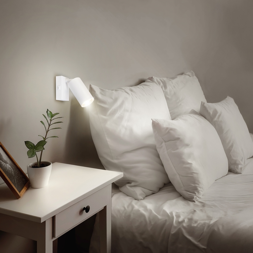 Brilagi - LED zidna točkasta svjetiljka SELE s prigušivanjem 1xGU10/6,5W/230V 2700-6500K bijela