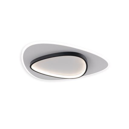 Brilagi - LED prigušiva stropna svjetiljka FLARE LED/70W/230V 3000-6000K 55x55 cm bijela/crna + daljinski upravljač