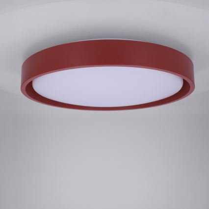 Brilagi - LED prigušivo stropno svjetlo MATTEO LED/48W/230V 3000-6500K promjer 41 cm crveno + daljinski upravljač