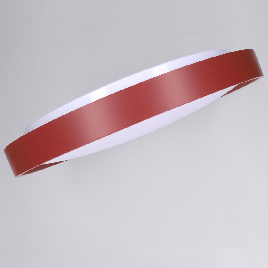 Brilagi - LED prigušivo stropno svjetlo MATTEO LED/48W/230V 3000-6500K promjer 41 cm crveno + daljinski upravljač
