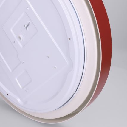 Brilagi - LED prigušivo stropno svjetlo MATTEO LED/48W/230V 3000-6500K promjer 41 cm crveno + daljinski upravljač