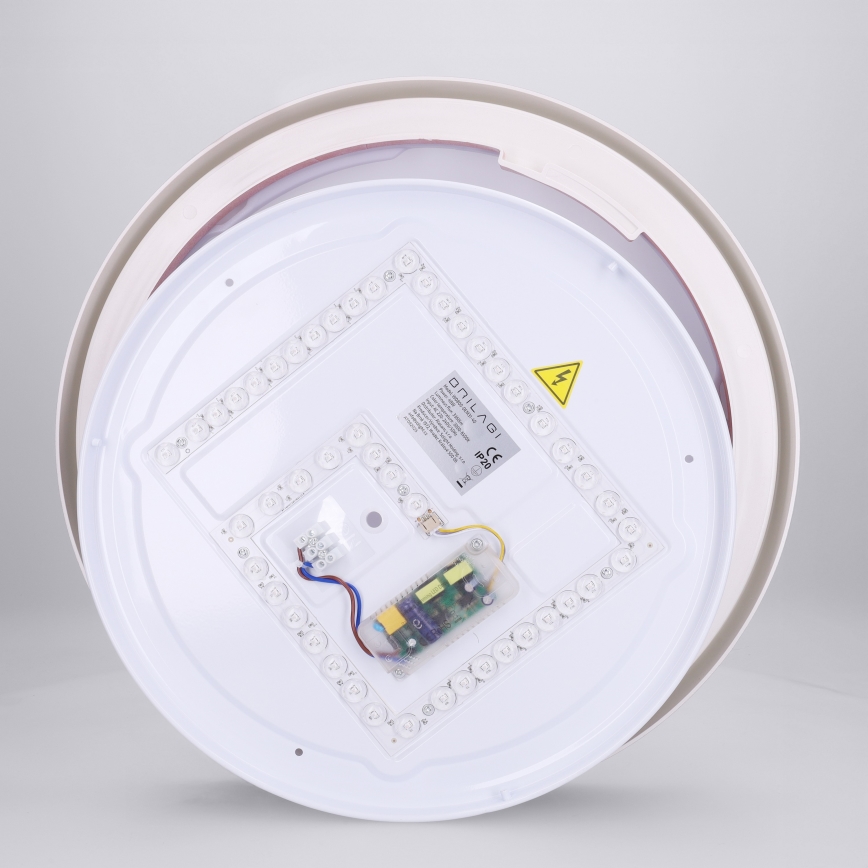 Brilagi - LED prigušivo stropno svjetlo MATTEO LED/48W/230V 3000-6500K promjer 41 cm crveno + daljinski upravljač