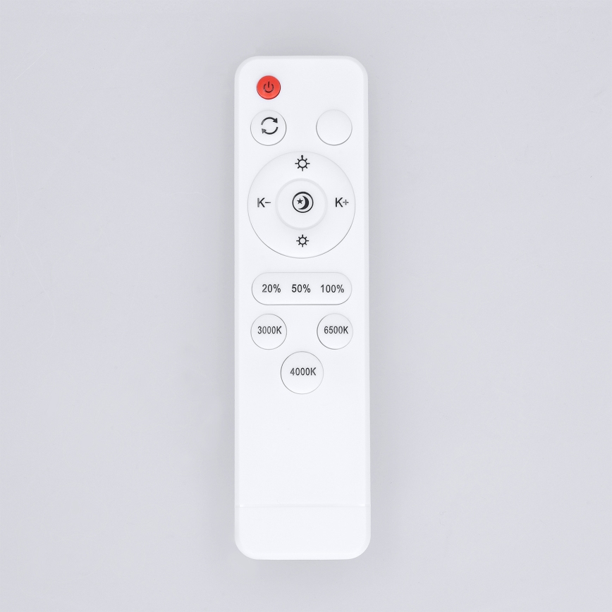 Brilagi - LED prigušivo stropno svjetlo MATTEO LED/48W/230V 3000-6500K promjer 41 cm crveno + daljinski upravljač