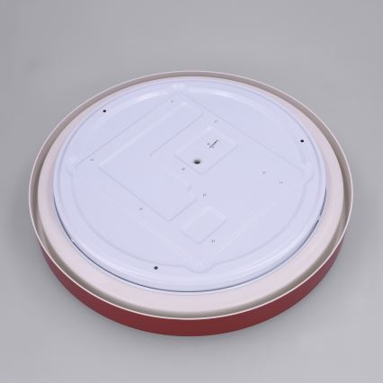 Brilagi - LED prigušivo stropno svjetlo MATTEO LED/48W/230V 3000-6500K promjer 41 cm crveno + daljinski upravljač