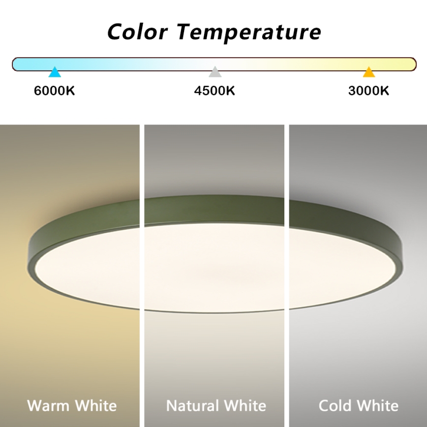 Brilagi - LED svjetiljka s prigušivanjem POOL SMART LED/100W/230V Ø 80 cm 3000-6000K Wi-Fi Tuya + daljinski upravljač, zelena