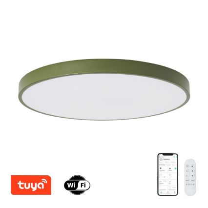 Brilagi - LED svjetiljka s prigušivanjem POOL SMART LED/100W/230V Ø 80 cm 3000-6000K Wi-Fi Tuya + daljinski upravljač, zelena