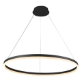 Brilagi - LED prigušivački luster na užetu CIRCLE LED/55W/230V 3000-6500K crna + daljinski upravljač