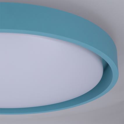 Brilagi - LED prigušivo stropno svjetlo MATTEO LED/48W/230V 3000-6500K Ø 41 cm tirkizna + daljinski upravljač
