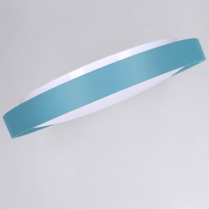 Brilagi - LED prigušivo stropno svjetlo MATTEO LED/48W/230V 3000-6500K Ø 41 cm tirkizna + daljinski upravljač
