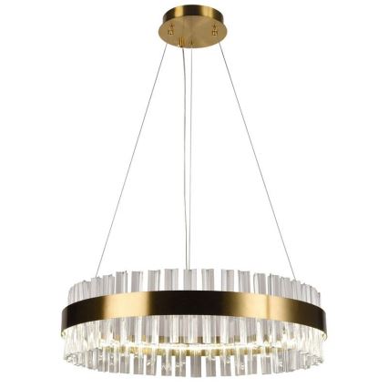 Brilagi - LED Prigušivi kristalni luster na sajli HALO LED/40W/230V + daljinski upravljač