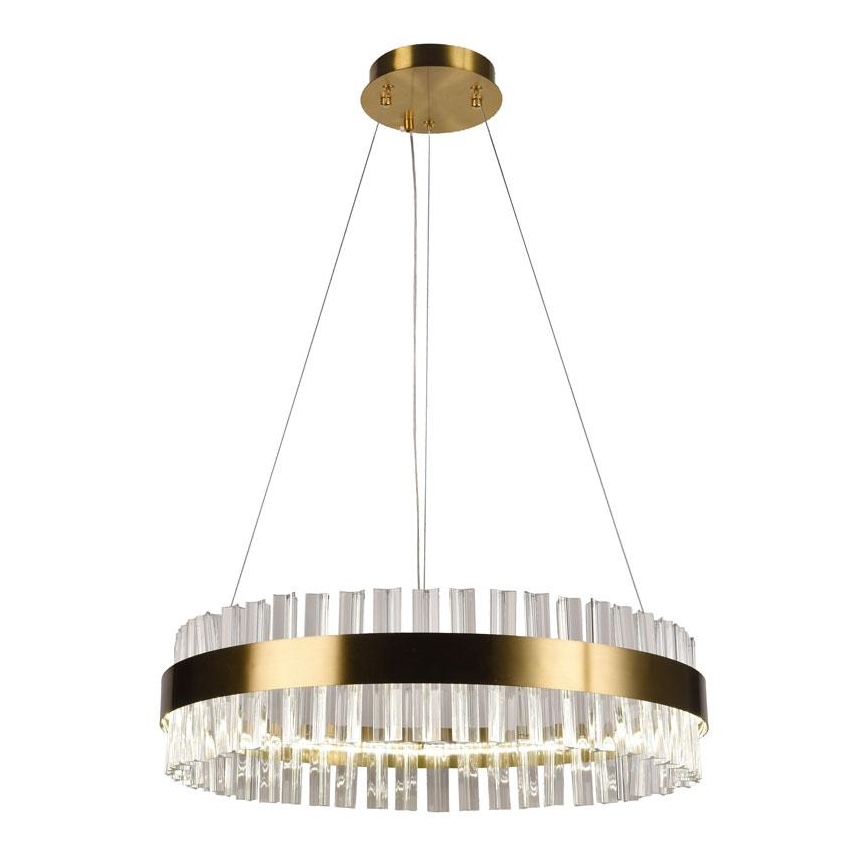 Brilagi - LED Prigušivi kristalni luster na sajli HALO LED/40W/230V + daljinski upravljač
