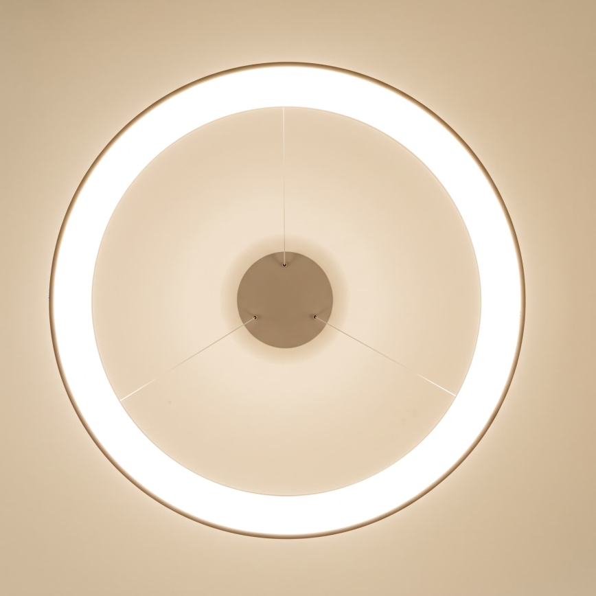 BRILAGI - LED prigušiv luster na sajli FALCON II LED/108W/230V 3000-6500K Ø 80 cm bež + daljinski upravljač