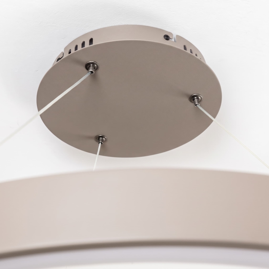 BRILAGI - LED prigušiv luster na sajli FALCON II LED/108W/230V 3000-6500K Ø 80 cm bež + daljinski upravljač